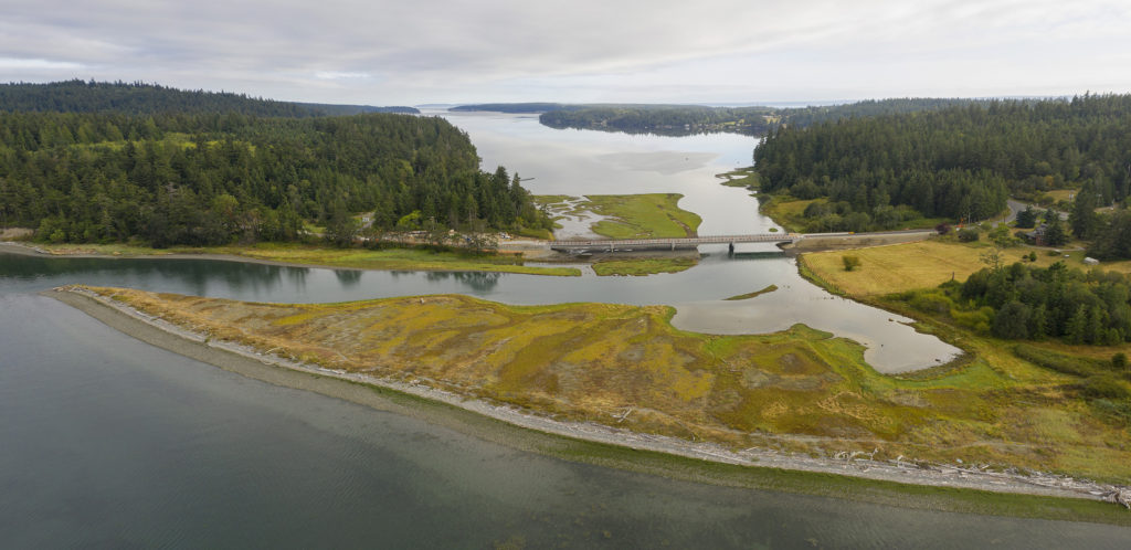 Kilisut Harbor Restoration Project, southern approach at high tide